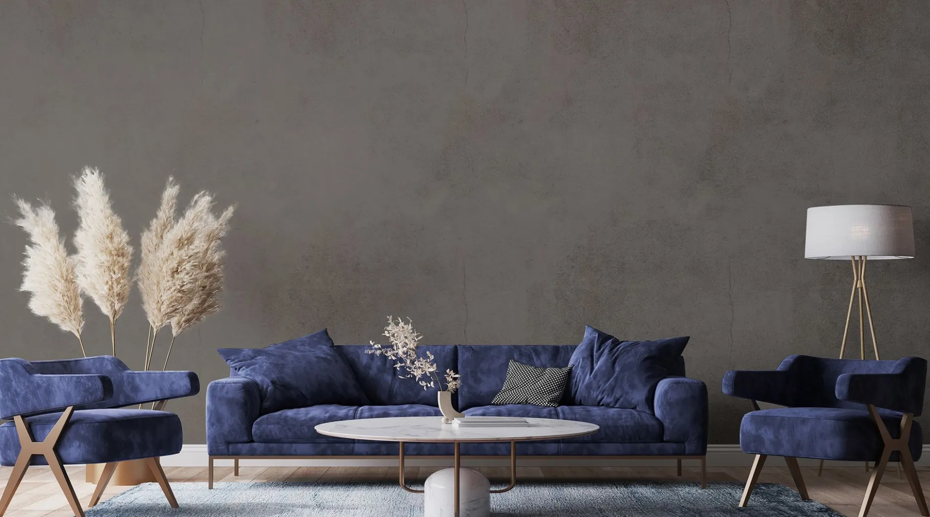 PURO Wandfarbe Grau "Creamy Grey" DD125770 1 l
