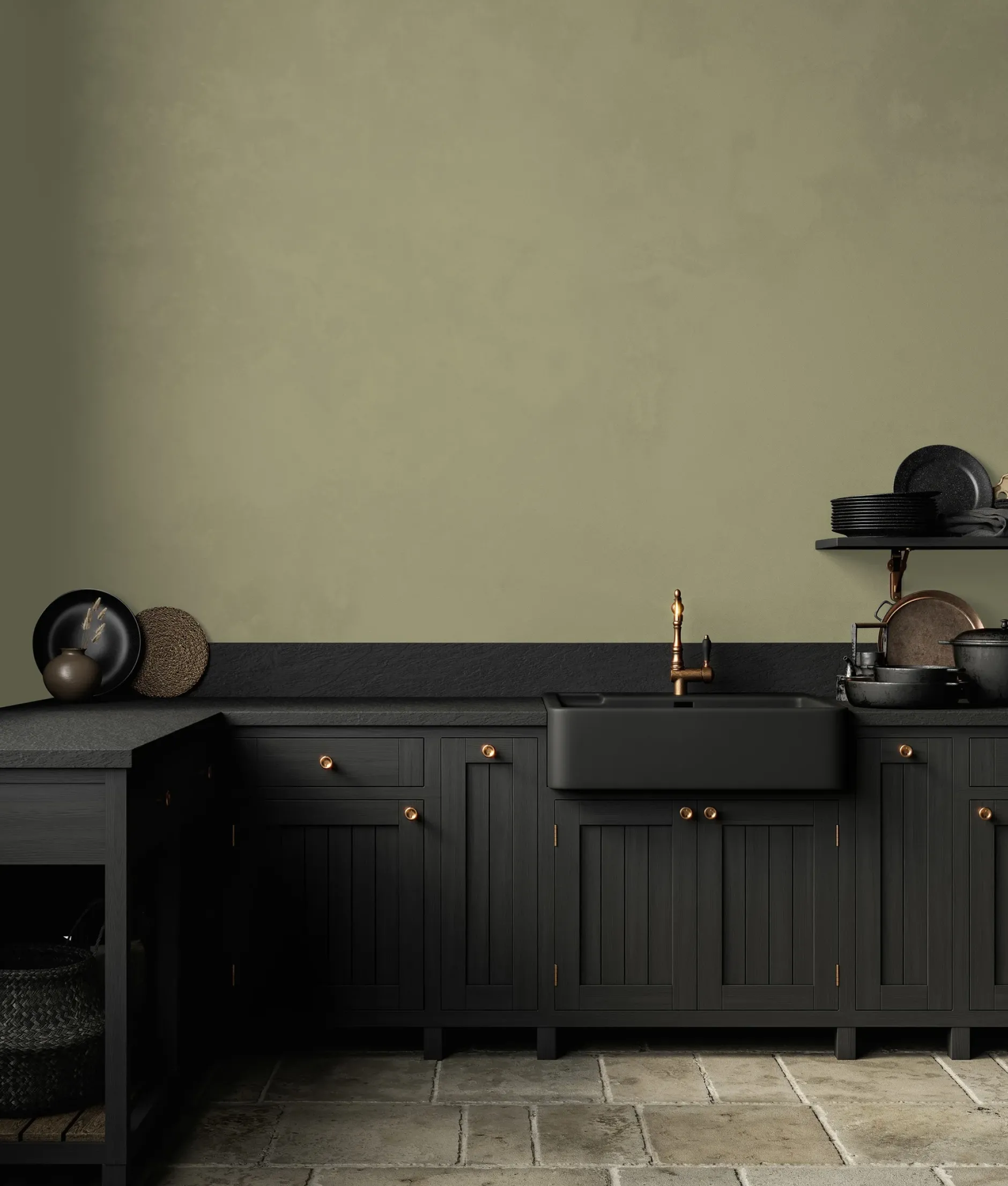 PURO Wandfarbe Grün "Gentle Lime" DD125998 1 l