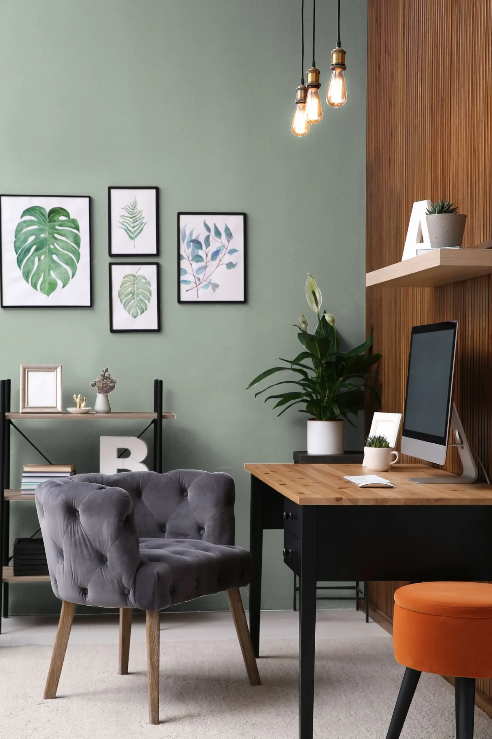 PURO Wandfarbe Grün "Sage Green" DD125959 1 l