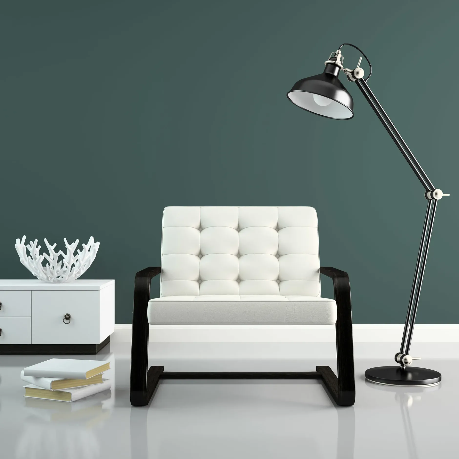 PURO Wandfarbe Grün "Soft Green" DD125929 1 l