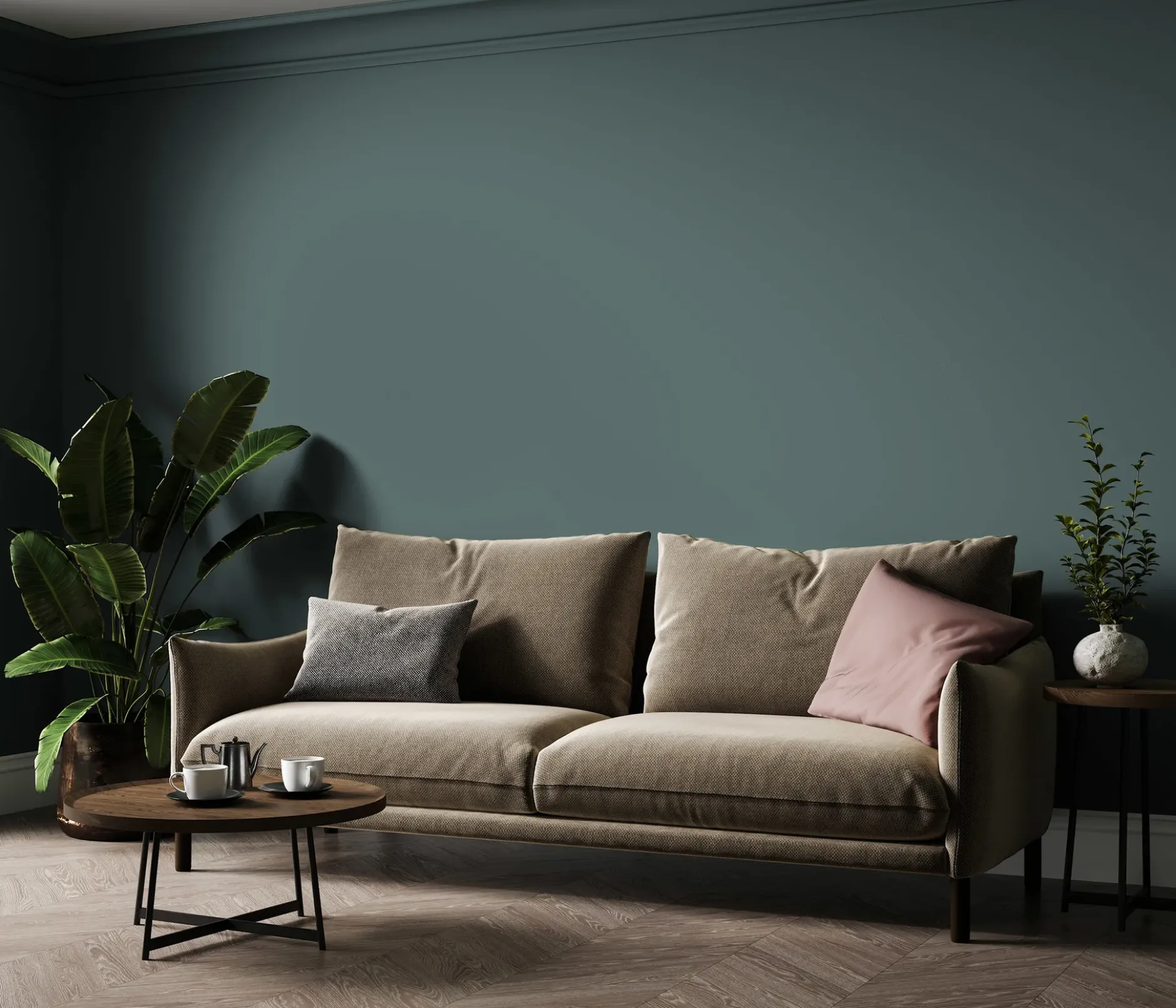 PURO Wandfarbe Grün "Soft Green" DD125932 1 l