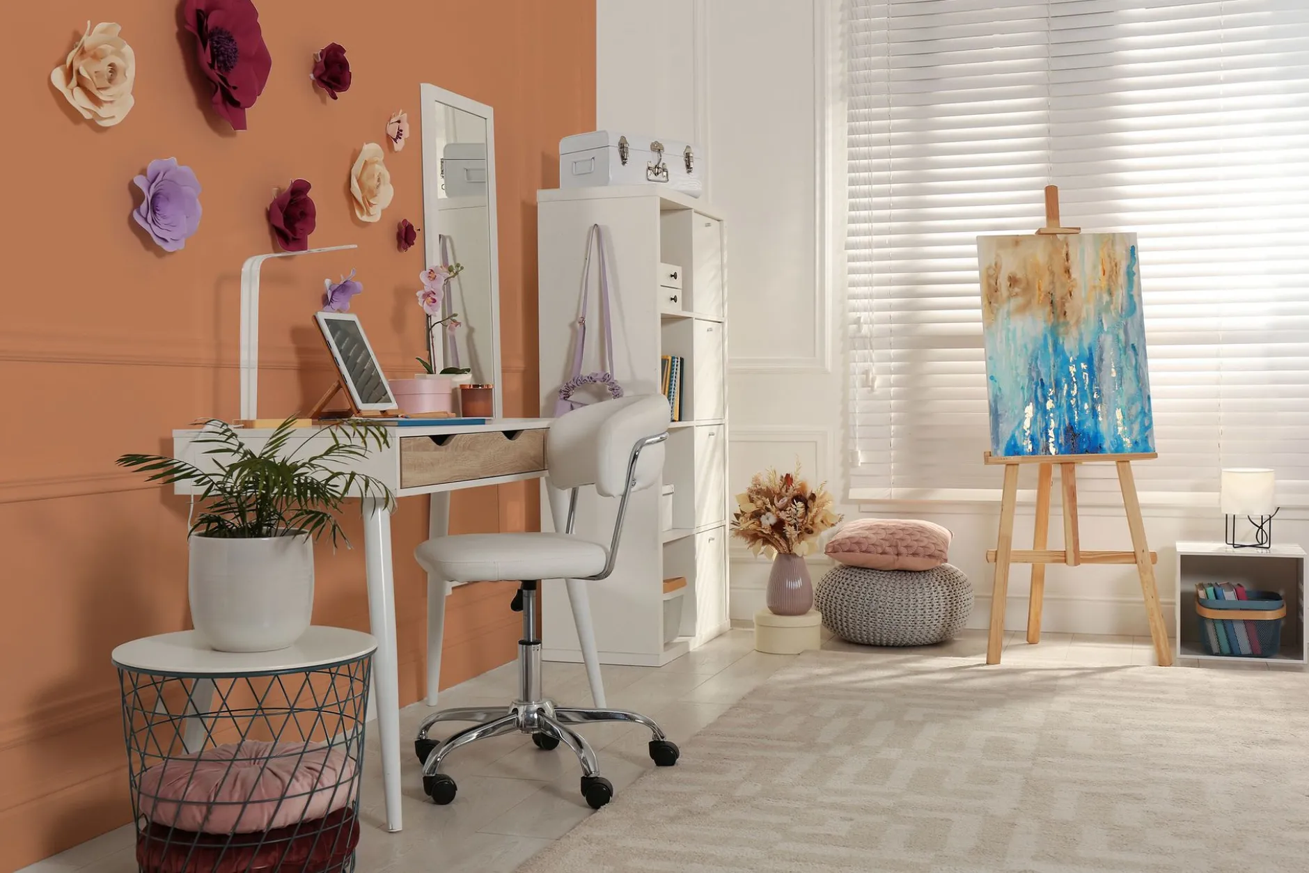 PURO Wandfarbe Orange "Dusty Orange" DD126145 1 l