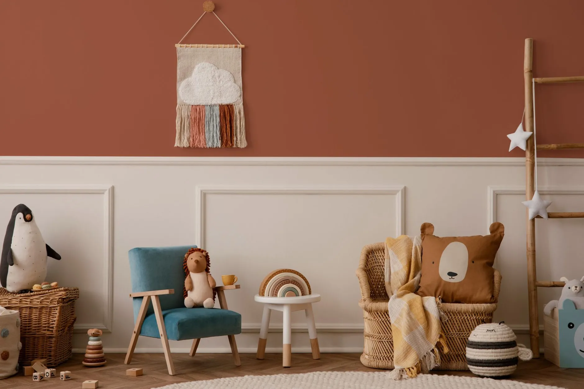 PURO Wandfarbe Rot "Dusty Orange" DD126163 1 l