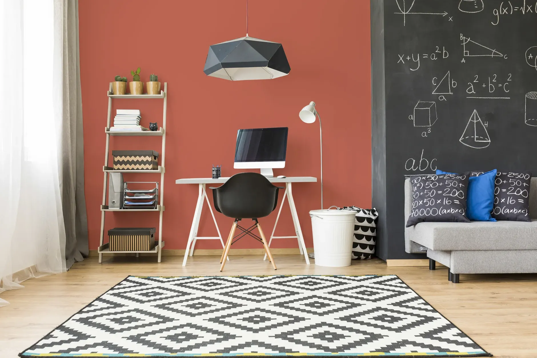 PURO Wandfarbe Rot "Dusty Orange" DD126160 1 l