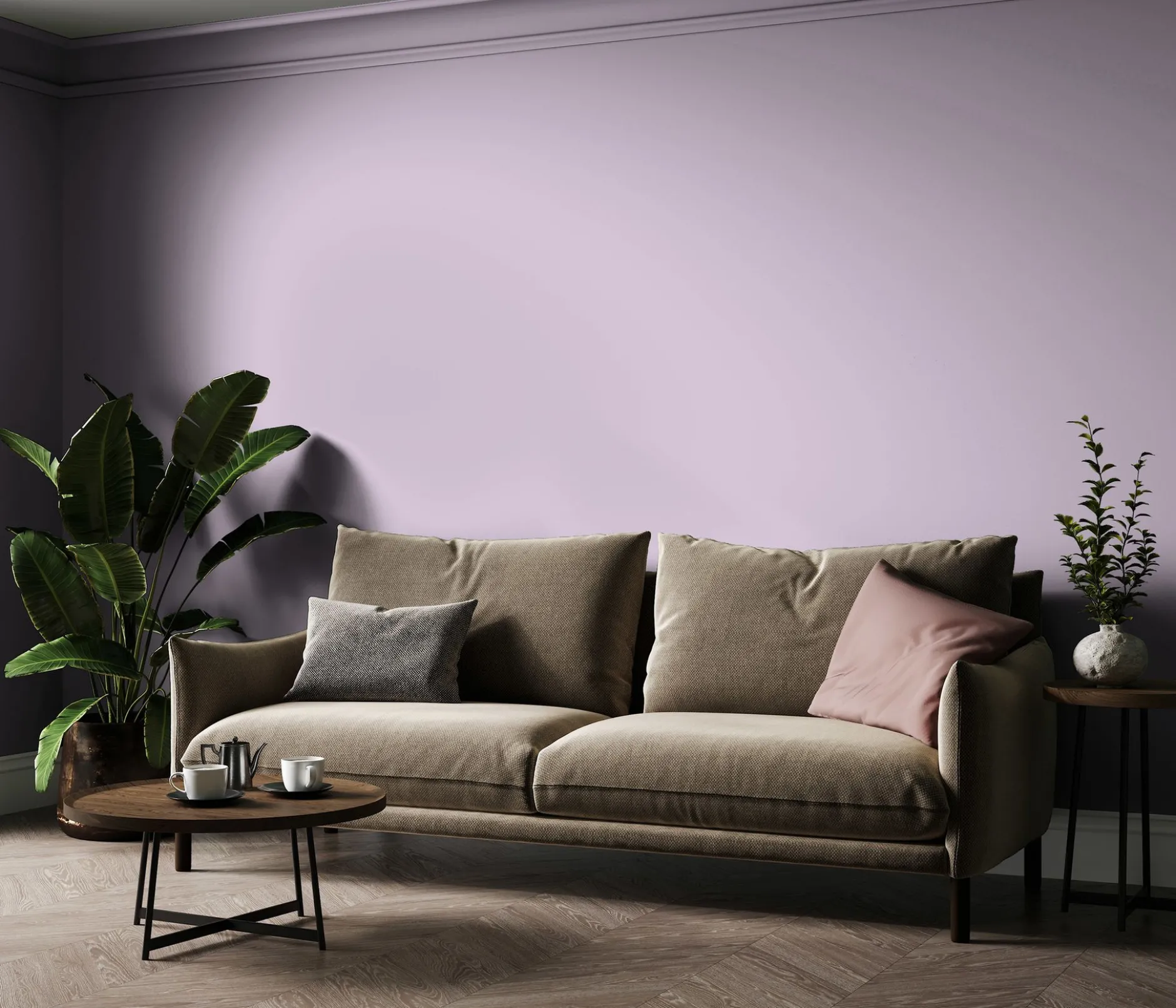 PURO Wandfarbe Violett "Lovely Rose" DD125794 1 l
