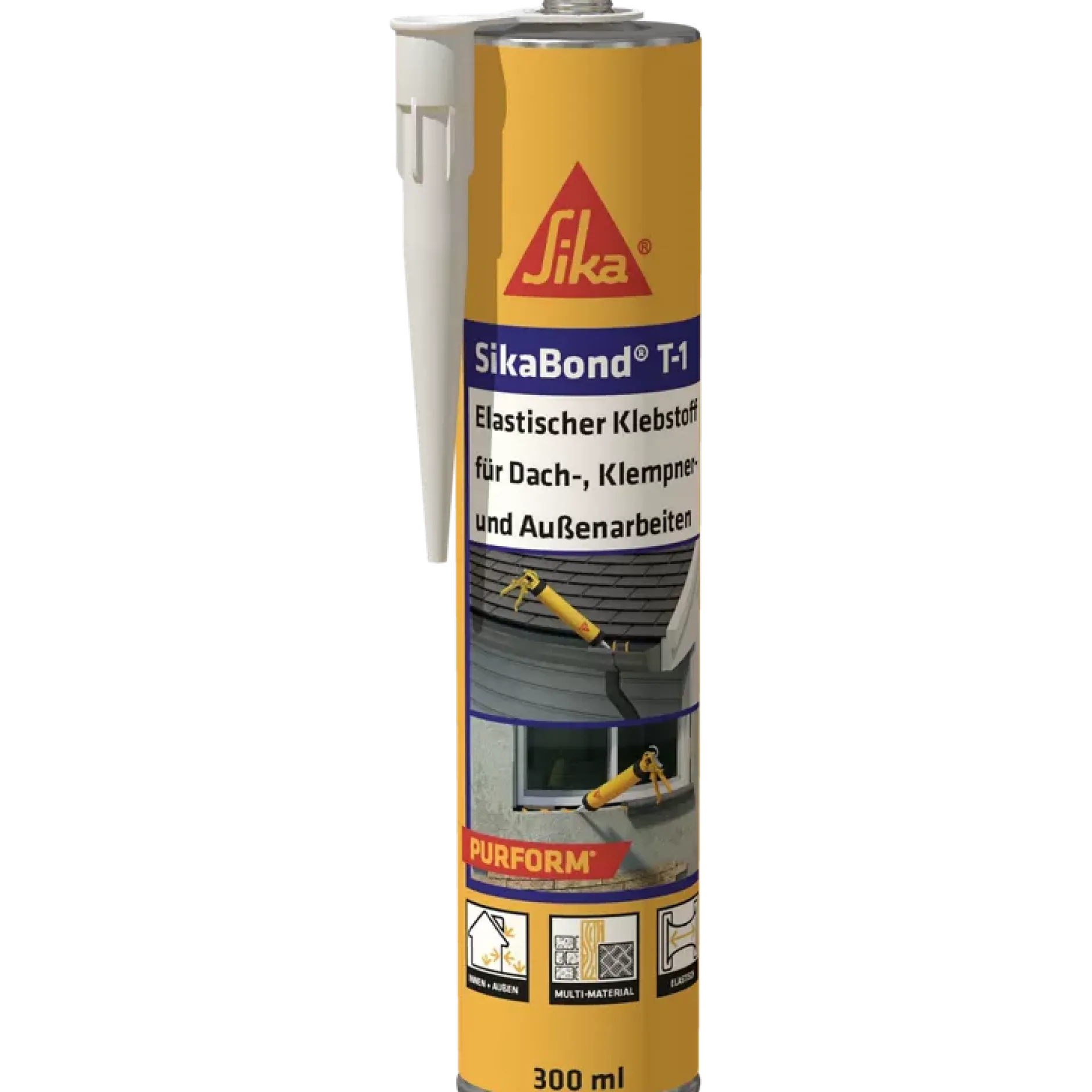 SikaBond® T-1 Purform® betongrau 300 ml