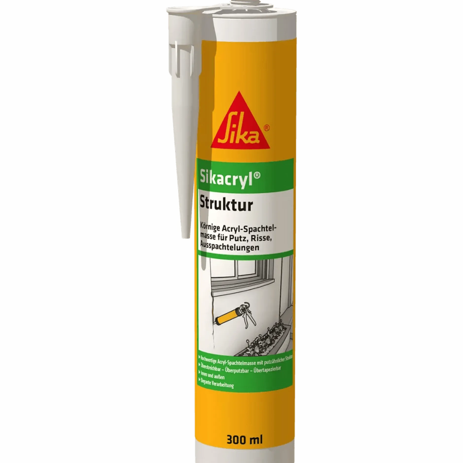 Sikacryl® Struktur weiß 300 ml