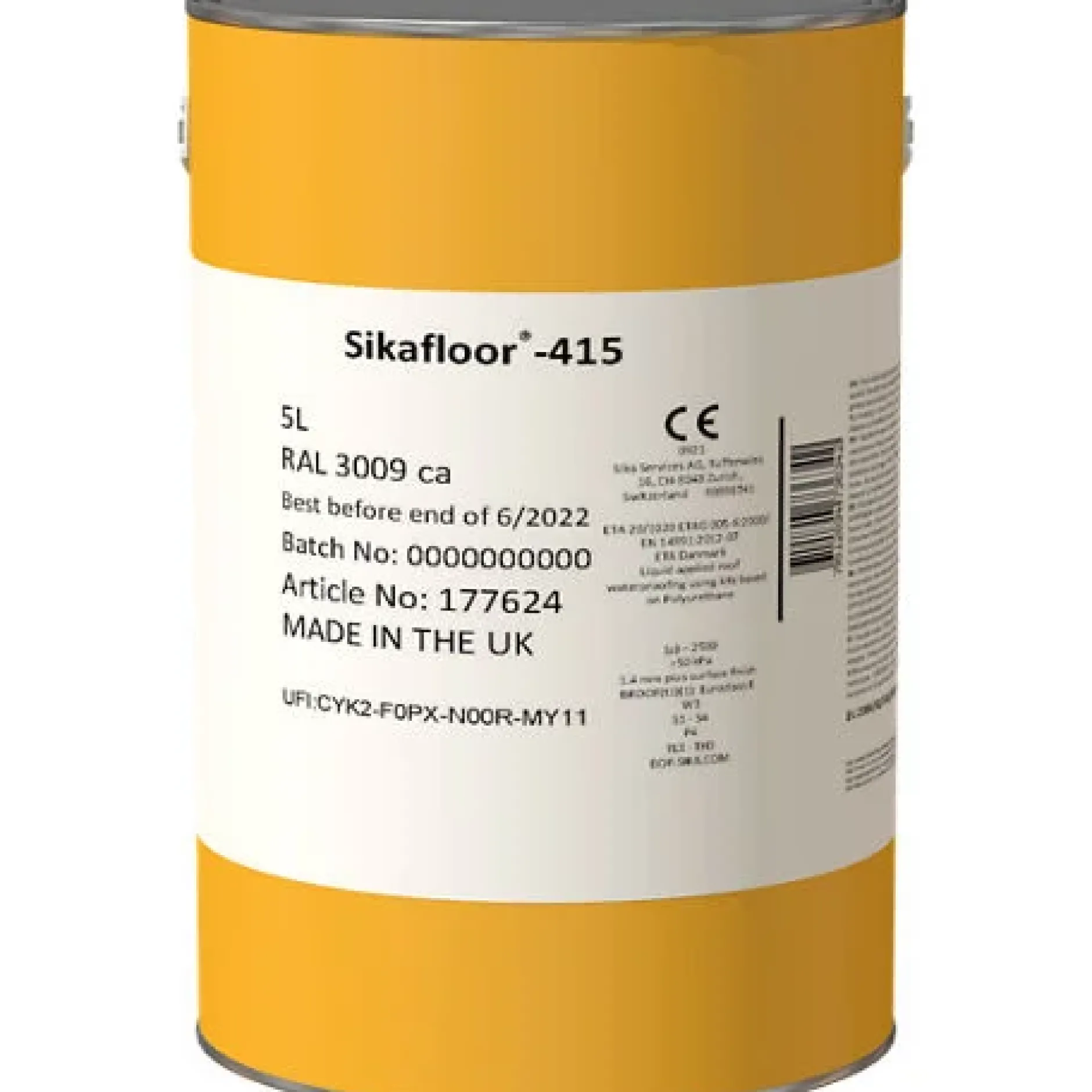Sikafloor®-415 ca. RAL 7042 / 5 Liter