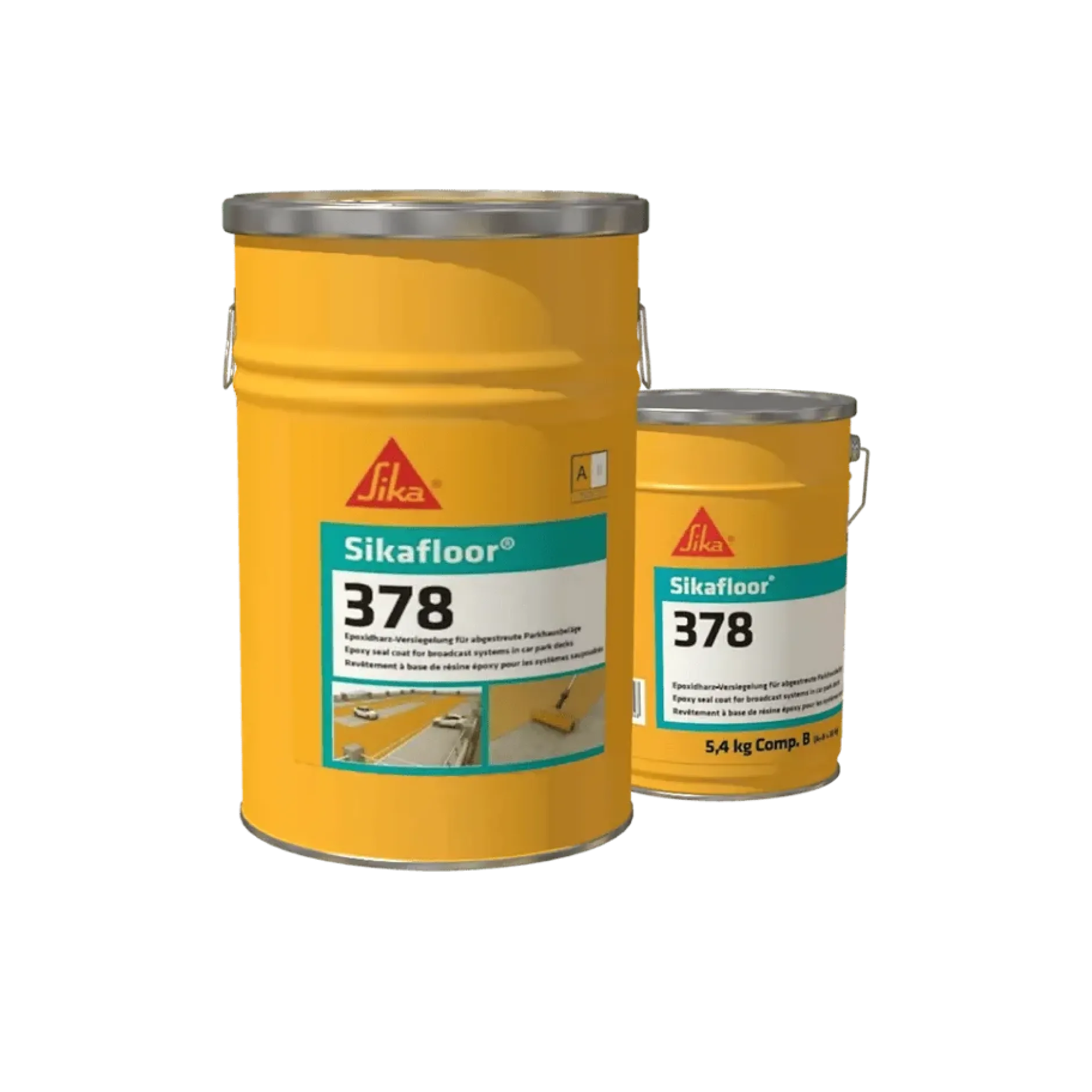 Sikafloor®-378 2K-Set ca. RAL 7035 30 kg