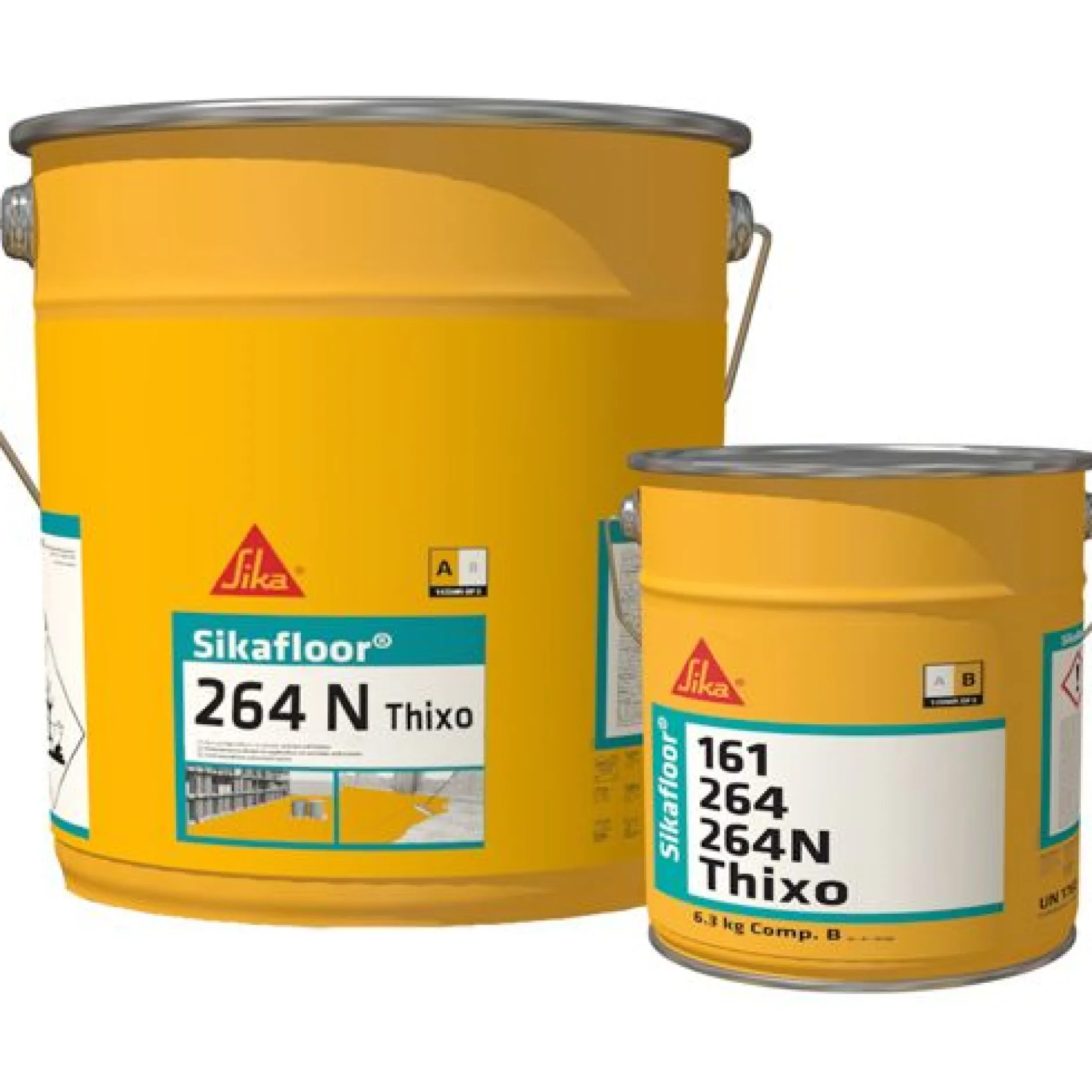 Sikafloor®-264 N Thixo 2K-Set RAL 7001 30 kg