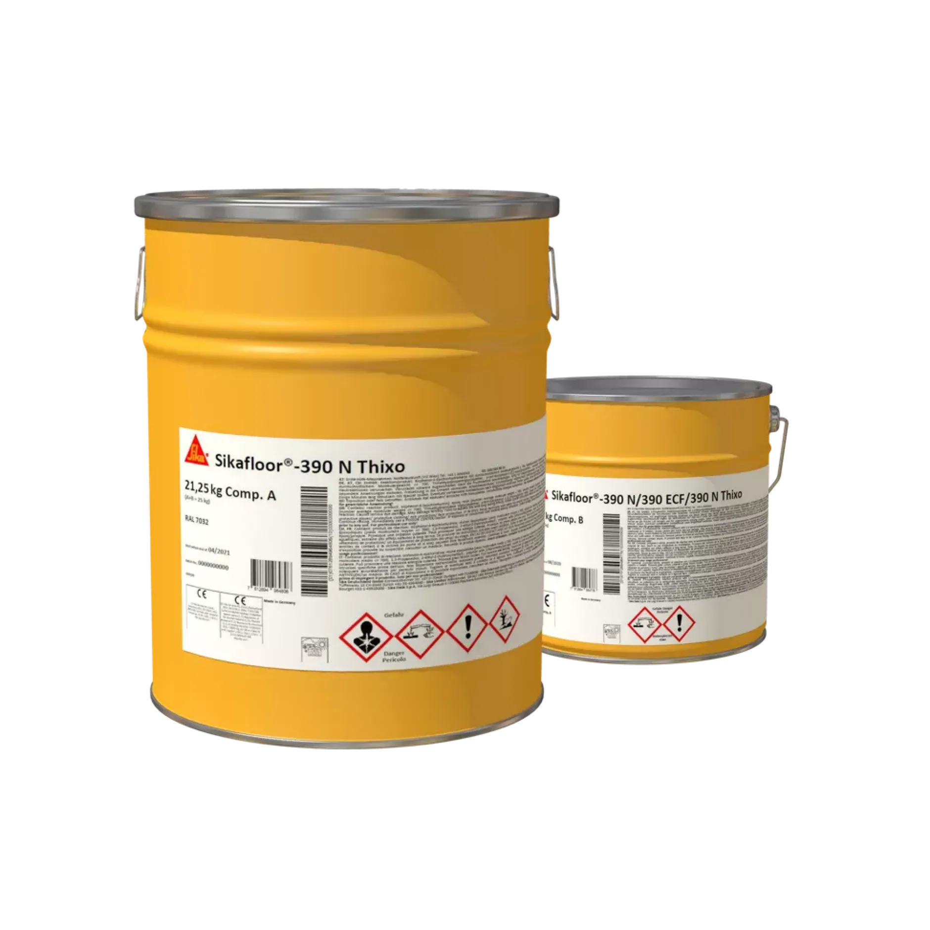 Sikafloor®-390 N Thixo 2K-Set RAL 7032 25 kg