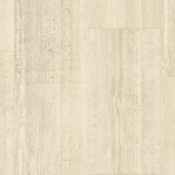Tarkett ID Inspiration 70 NATURALS Vinylfliese Travertin Grande - Sand - weiß 24506082