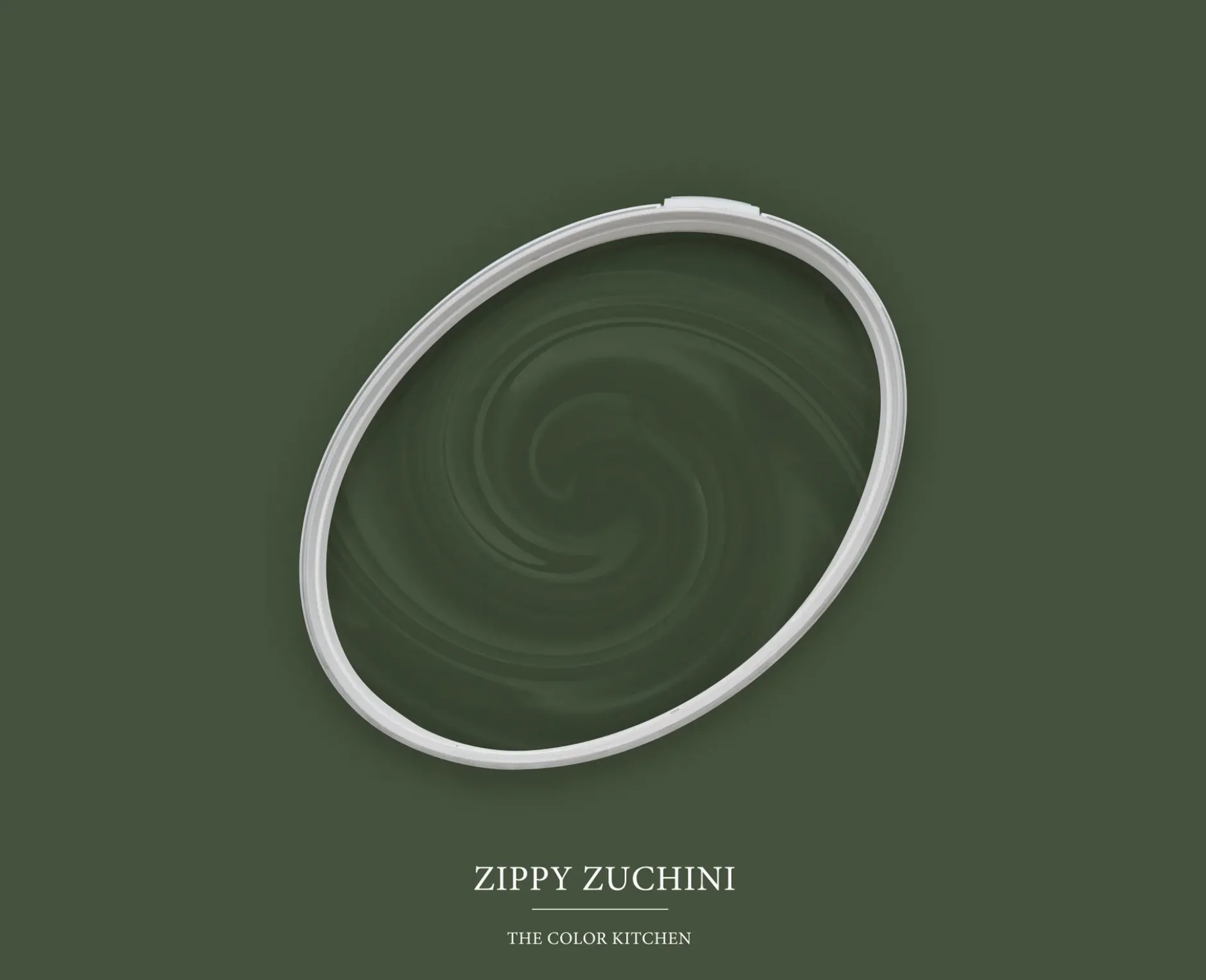 The Color Kitchen Wandfarbe Grün "Zippy Zuchini" TCK4006 2,5 l