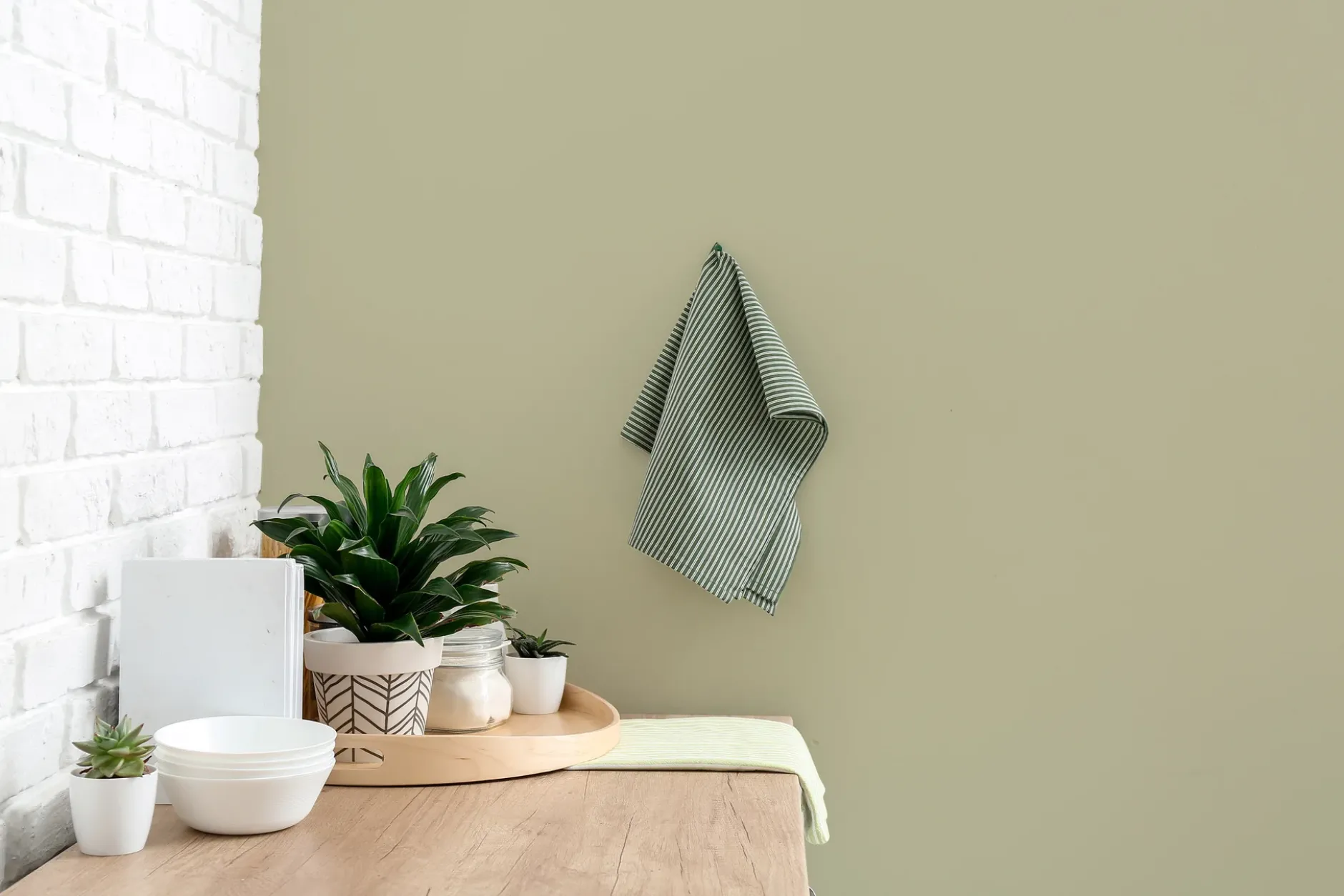 The Color Kitchen Wandfarbe Grün "Warm Wasabi" TCK4001 2,5 l