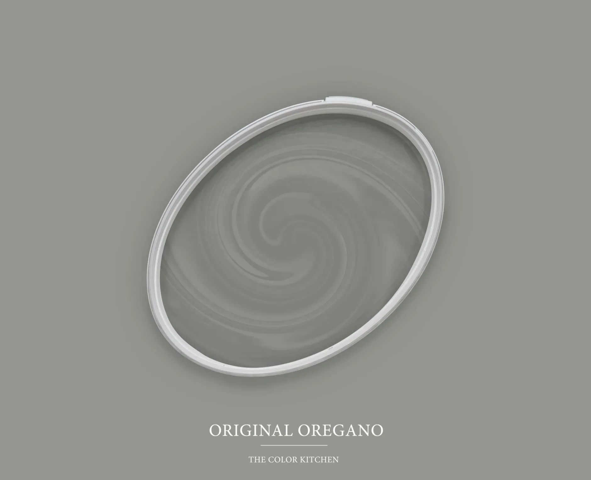 The Color Kitchen Wandfarbe Grau "Original Oregano" TCK4014 2,5 l