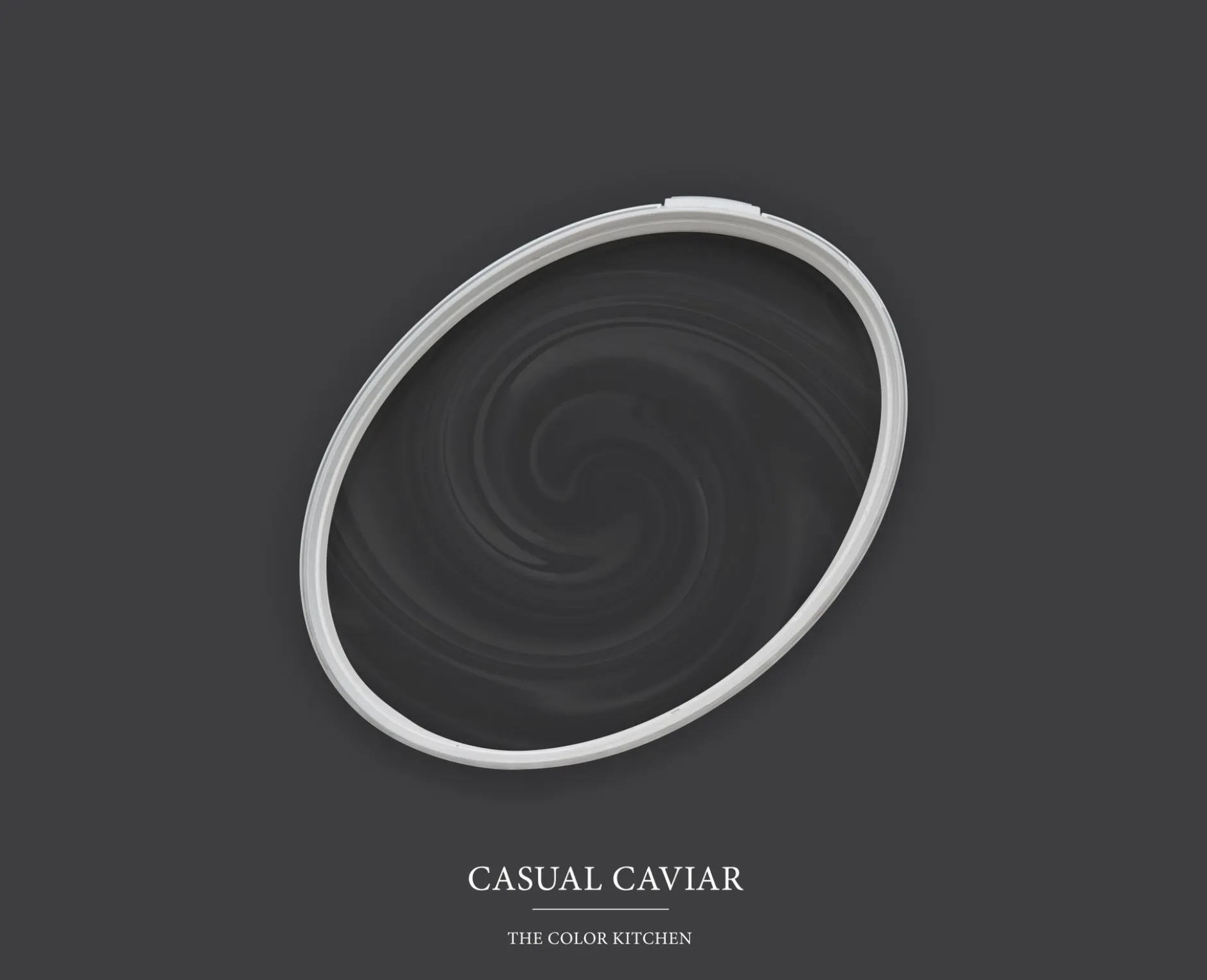 The Color Kitchen Wandfarbe Schwarz "Casual Caviar" TCK1007 2,5 l
