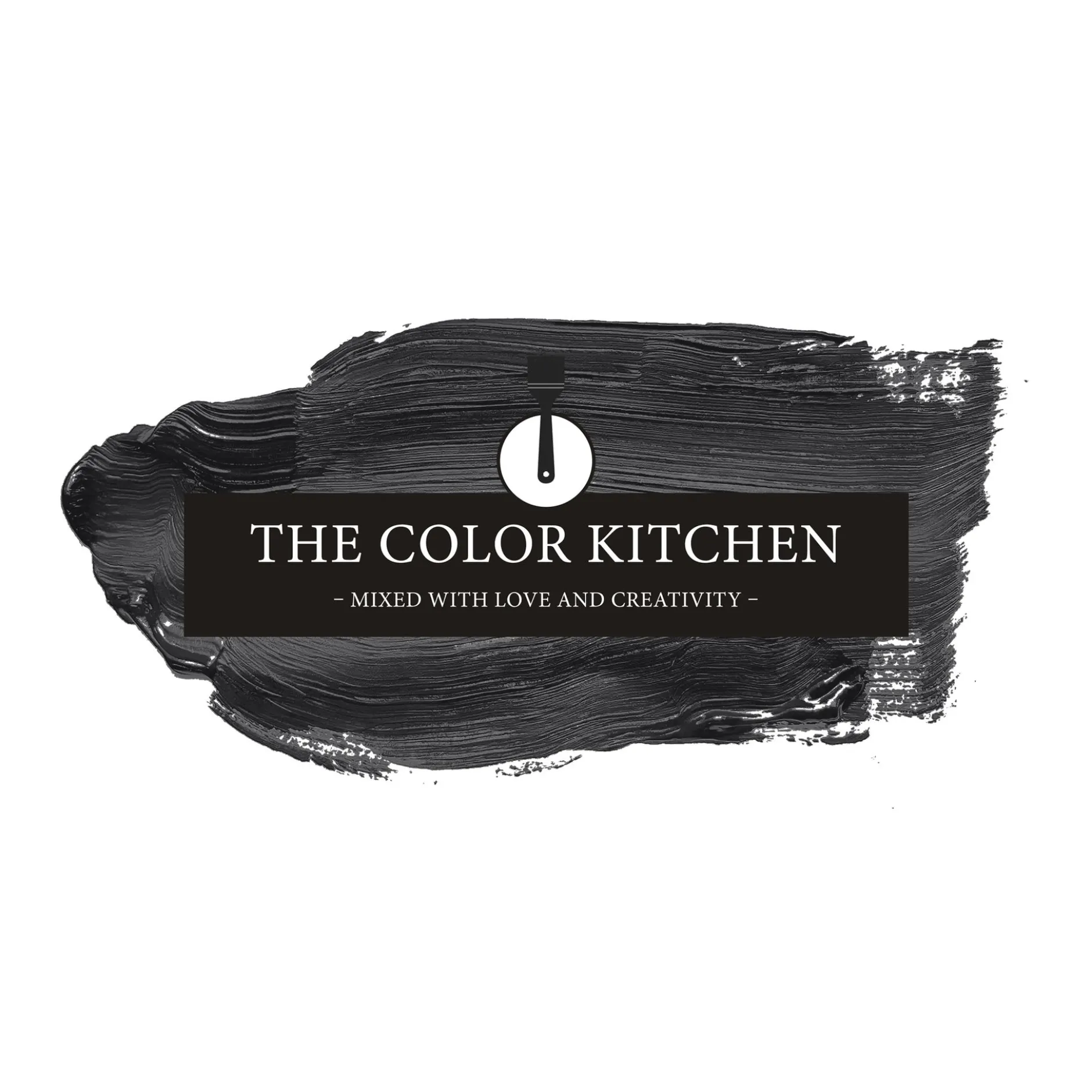The Color Kitchen Wandfarbe Schwarz "Casual Caviar" TCK1007 2,5 l