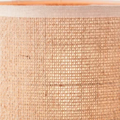 Tischleuchte Alicia - Textil Braun
