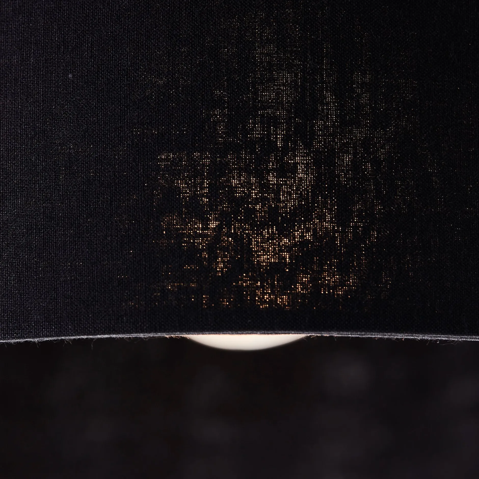 Tischleuchte Alisa - Textil Gold
