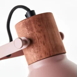 Tischleuchte aus Holz - Franziska - Rosa