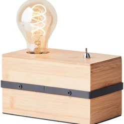 Tischleuchte Bea - Holz Braun