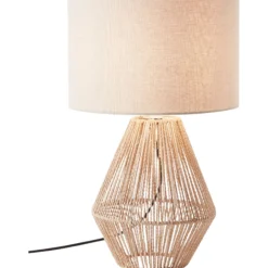 Tischleuchte Konrad - Textil Beige