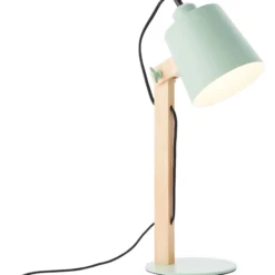 Tischleuchte Paul - Holz Grün