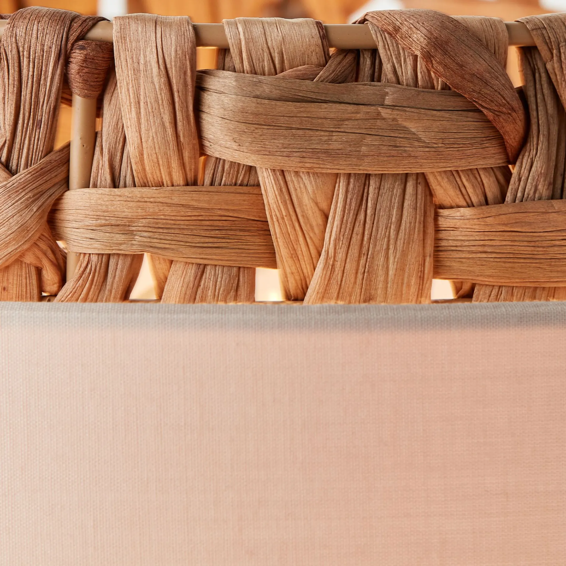 Tischleuchte Till - Textil Braun