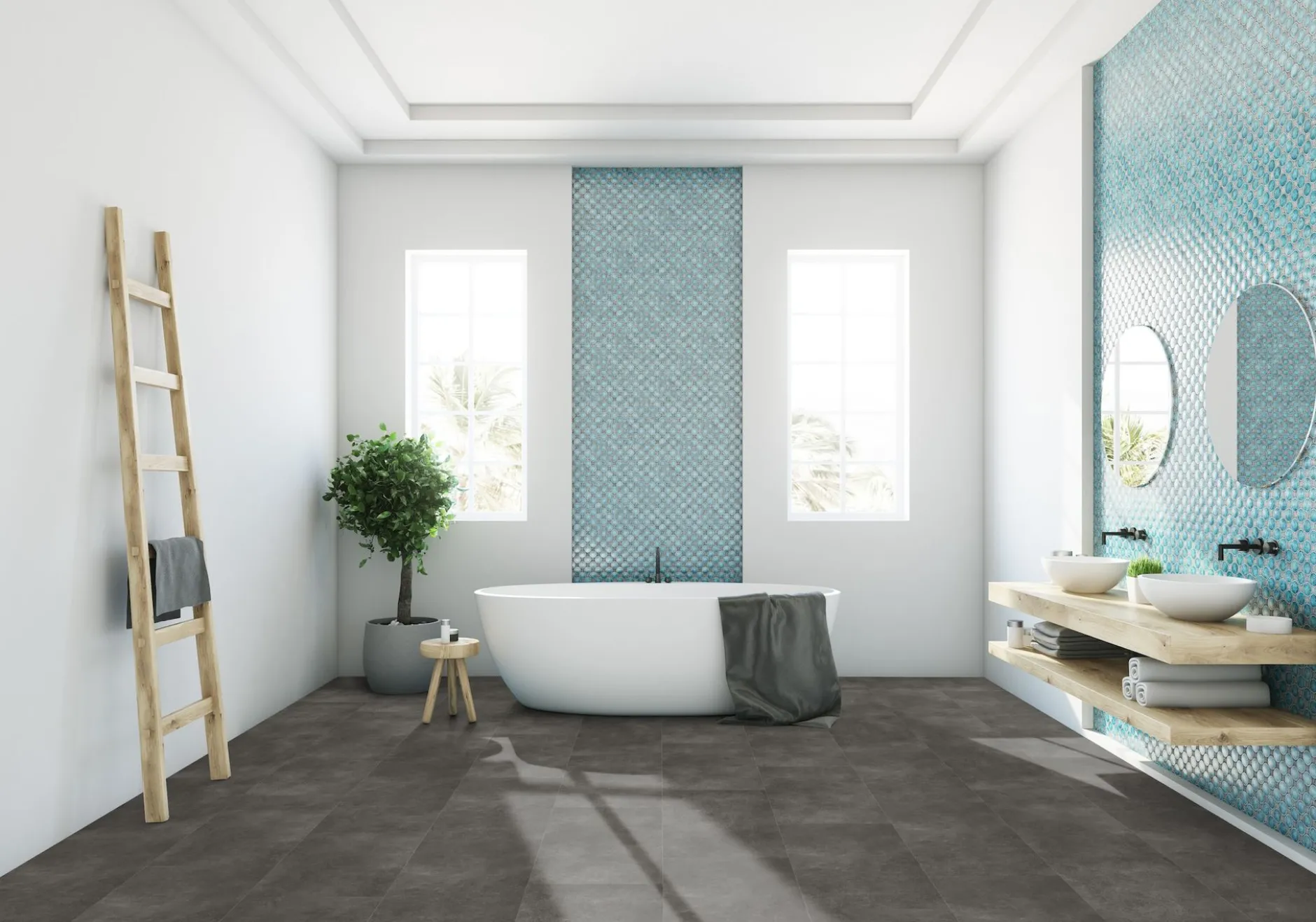 Vinylfliese Gerflor Virtuo 30 Rigid Acoustic Latina Dark 39100992