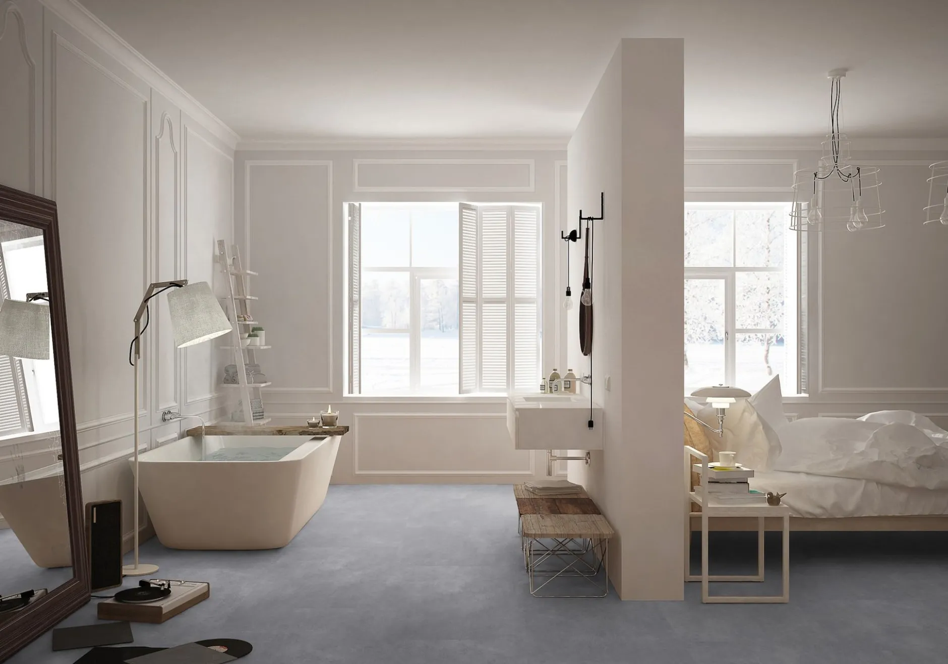 Vinylfliese Gerflor Virtuo 30 Rigid Acoustic Latina Pearl 39100994