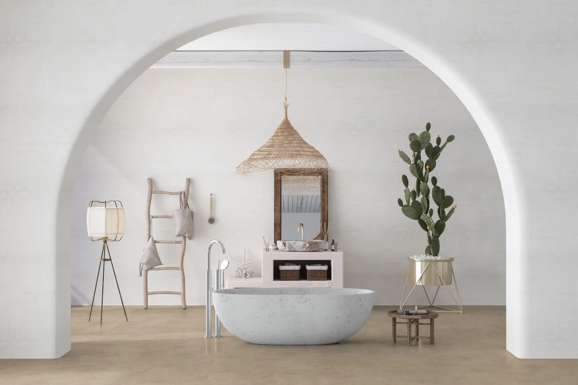 Vinylfliese Gerflor Virtuo 55 Rigid Acoustic Tavla Beige 39071451