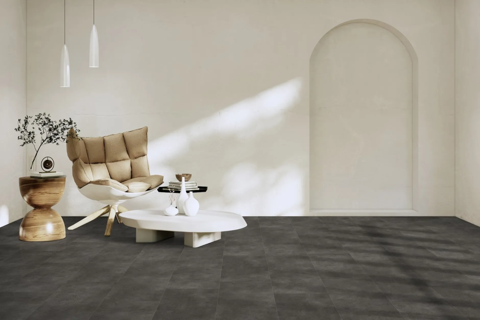 Vinylfliese Gerflor Virtuo 55 Rigid Acoustic Latina Dark 39070992