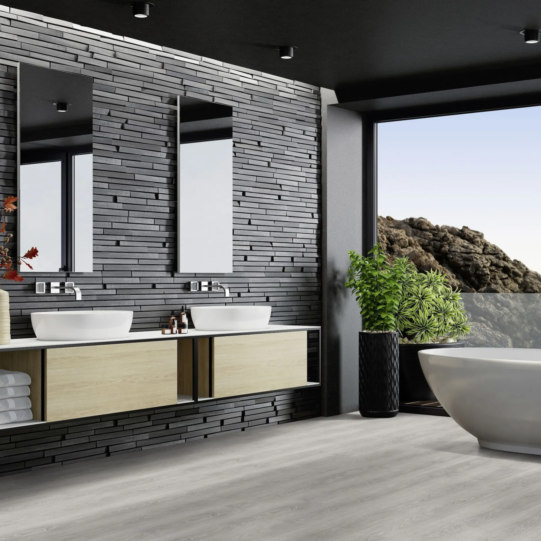 Vinylplanke Gerflor Virtuo 55 Bohem Dark Grey (EIR) 38971457