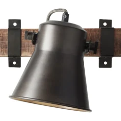 Wandspot Eva - Holz Metallic