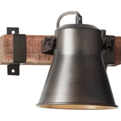 Wandspot Maria - Holz Schwarz